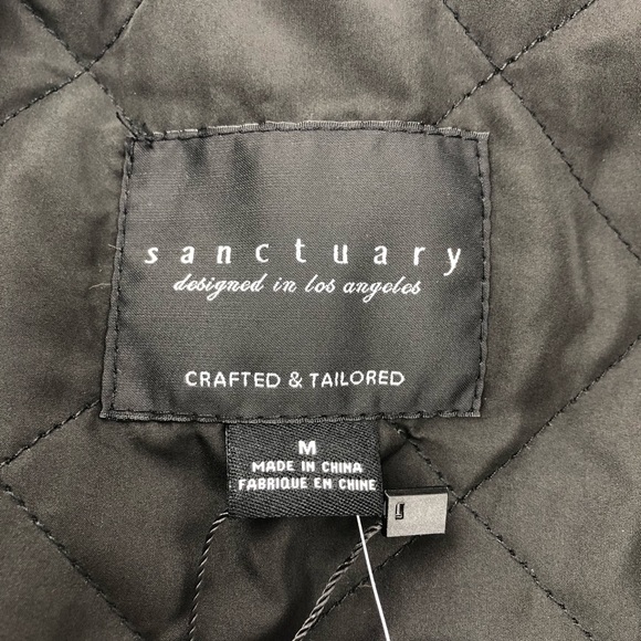 Sanctuary Black Brown Faux Fur Over the Rainbow Lined Jacket Coat - Picture 7 of 10